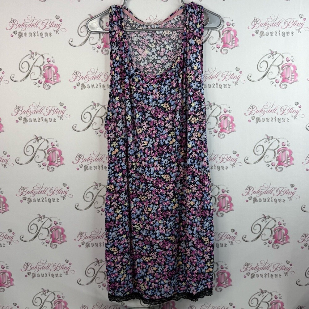 Emily & Jane dress flowers lace trim detail Lacie black Floral  Dress